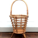 Vintage bamboo and rattan worker