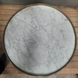 Marble top table called "bouillotte":