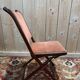 Set of 6 folding chairs in mahogany