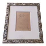 Drawing Bilbao 1920 monogrammed R.A Maternity