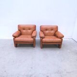 Pair of "Coronado" armchairs by Afra & Tobia Scarpa for B&B Italia, Italy 1970