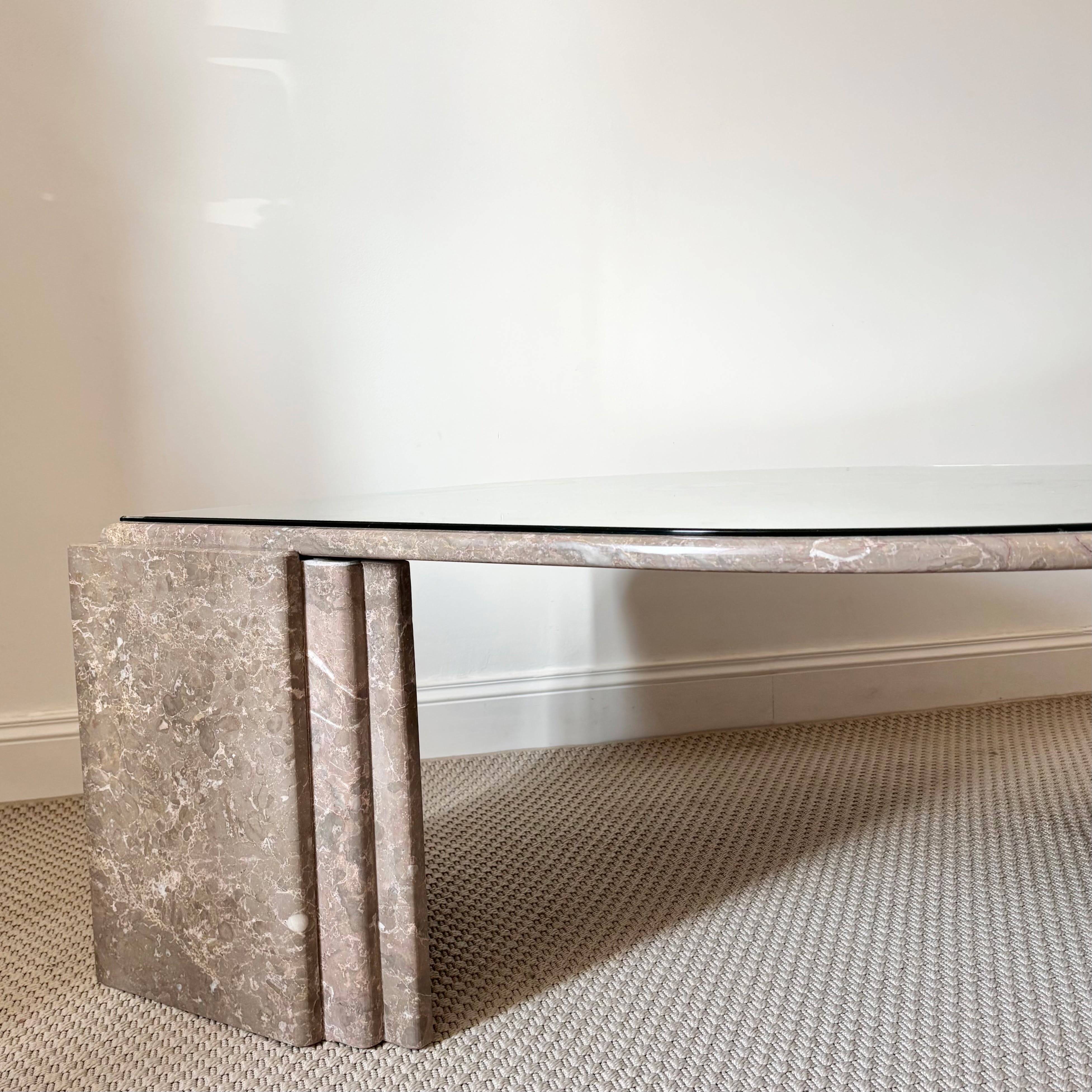 Roche Bobois marble coffee table