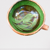 Vintage terracotta cups