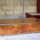 Table basse loupe orme 1970