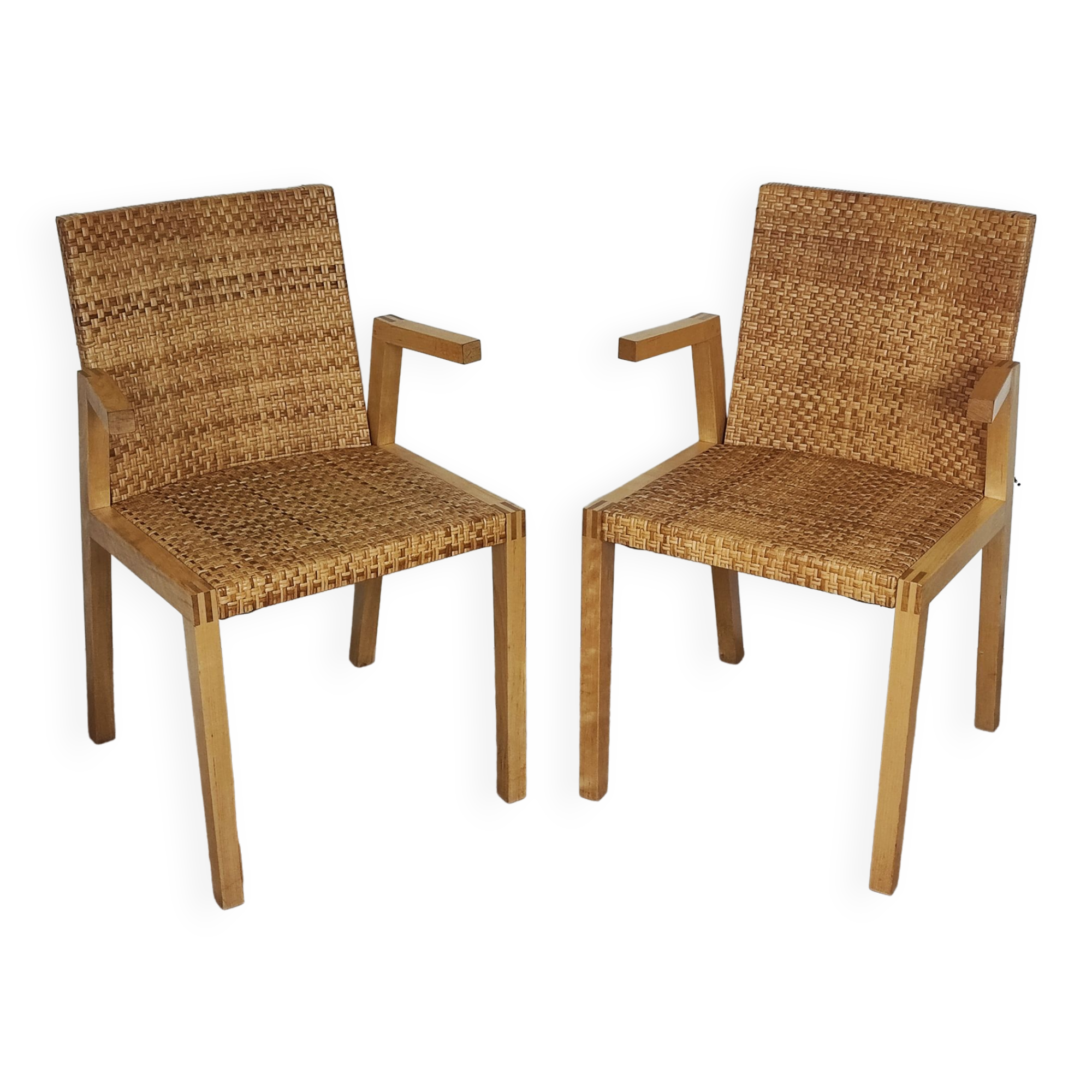 Vintage Ikea Bror armchairs