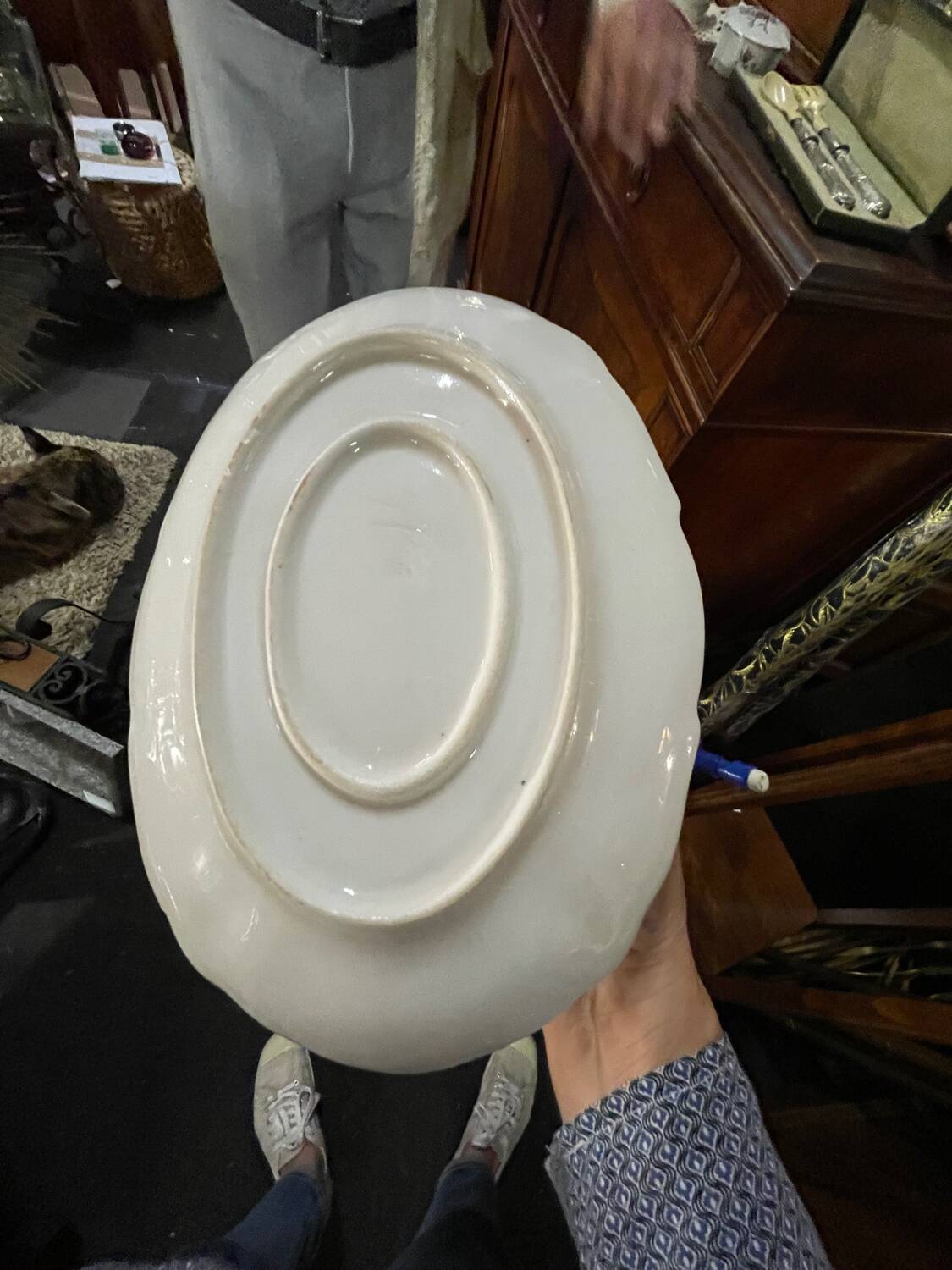 Porcelain sauceboat 1860