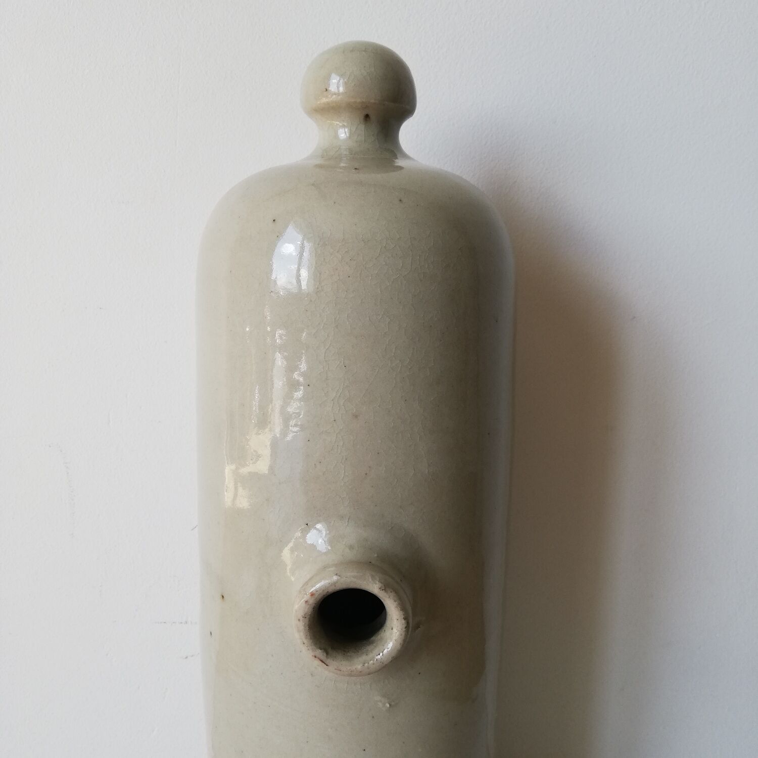 Stoneware hot water bottle