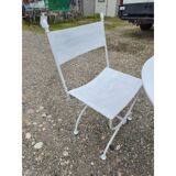 Wrought iron garden furniture