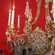 Bronze lustre and crystal 19th