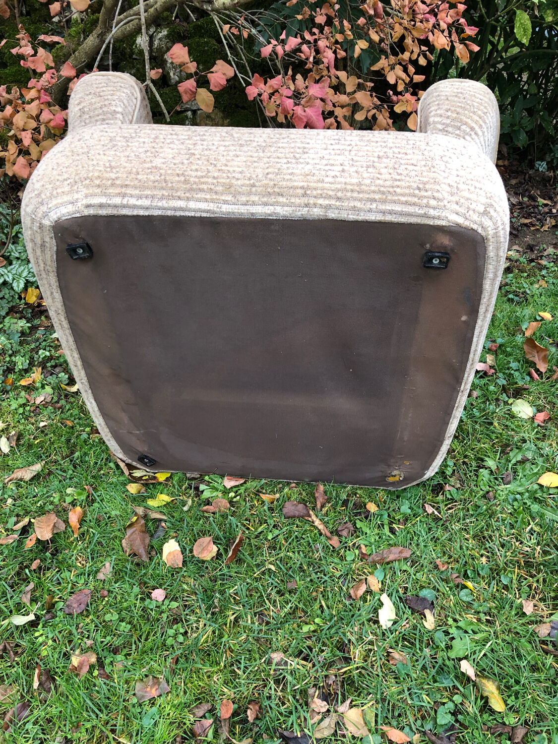 Corduroy armchair