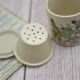 Old herbal tea in glazed stoneware Mentha piperita