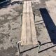 Former industrial school bench Mullca vintage metal wood 1950