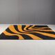 Vintage modernist rug, 1970s