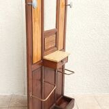 Art Deco Coat Rack in Walnut Burl