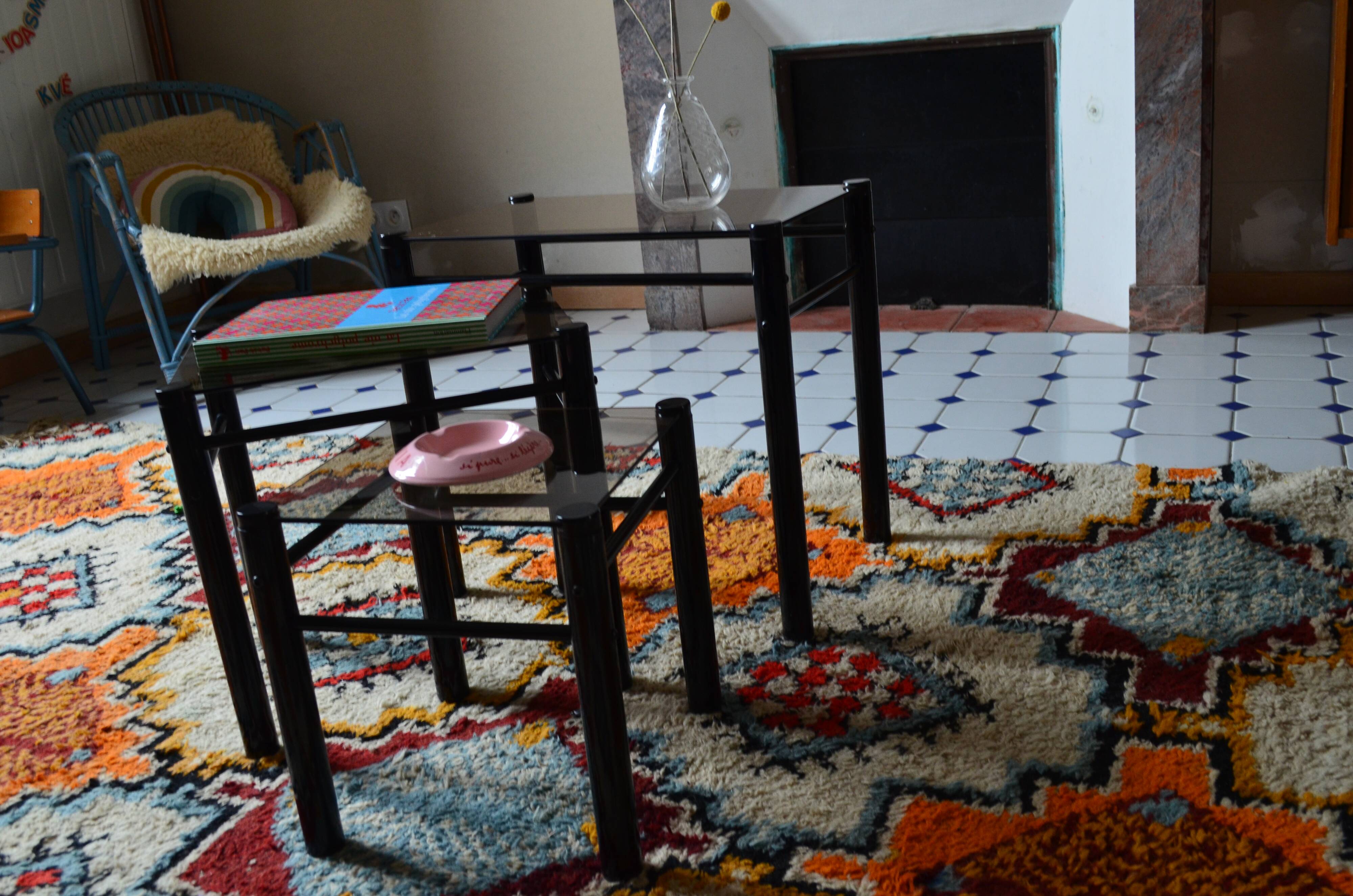 Trio of nesting tables