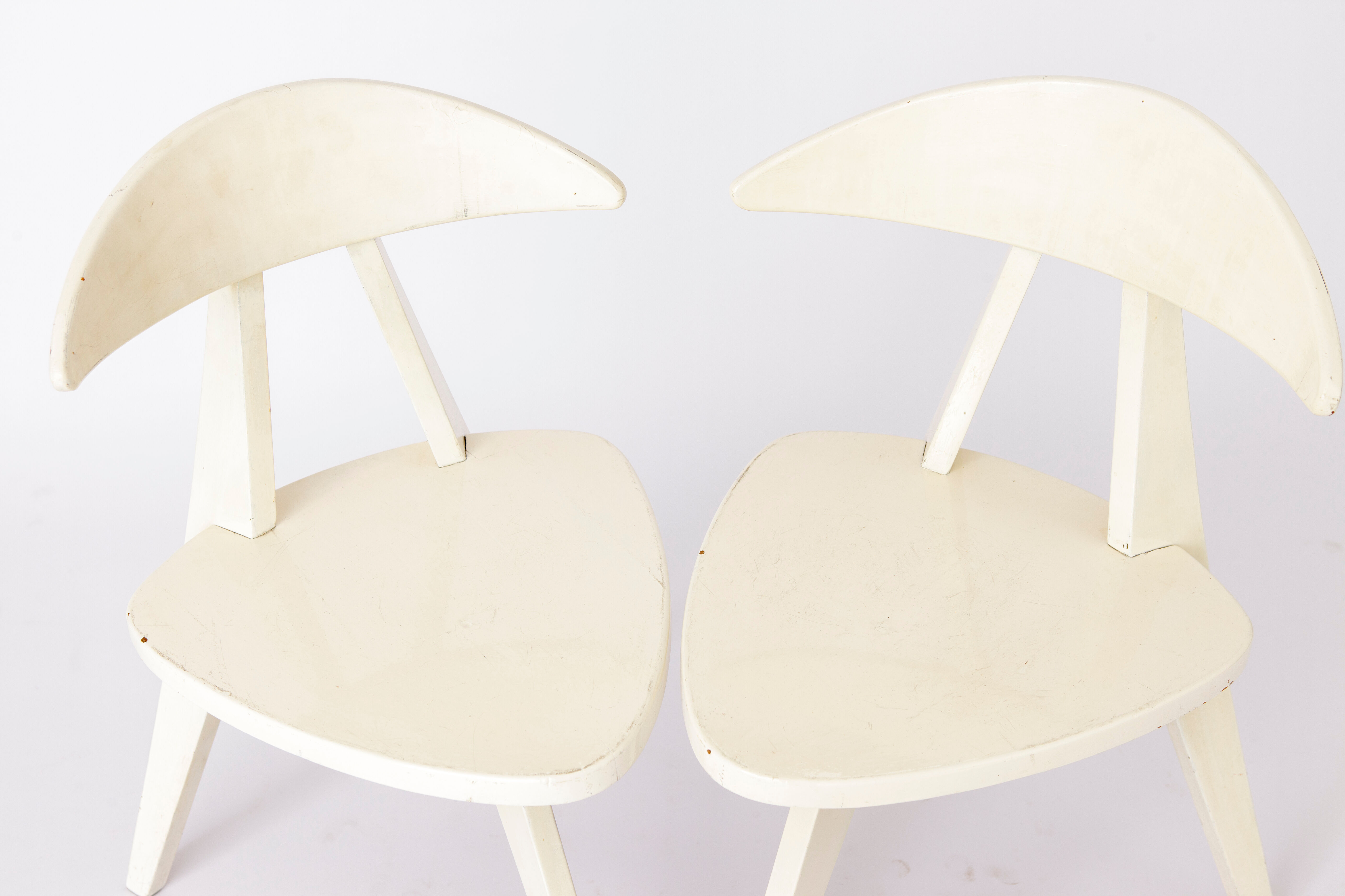 Pair Walter Papst chairs, model 350 from 1950s Vintage Germany