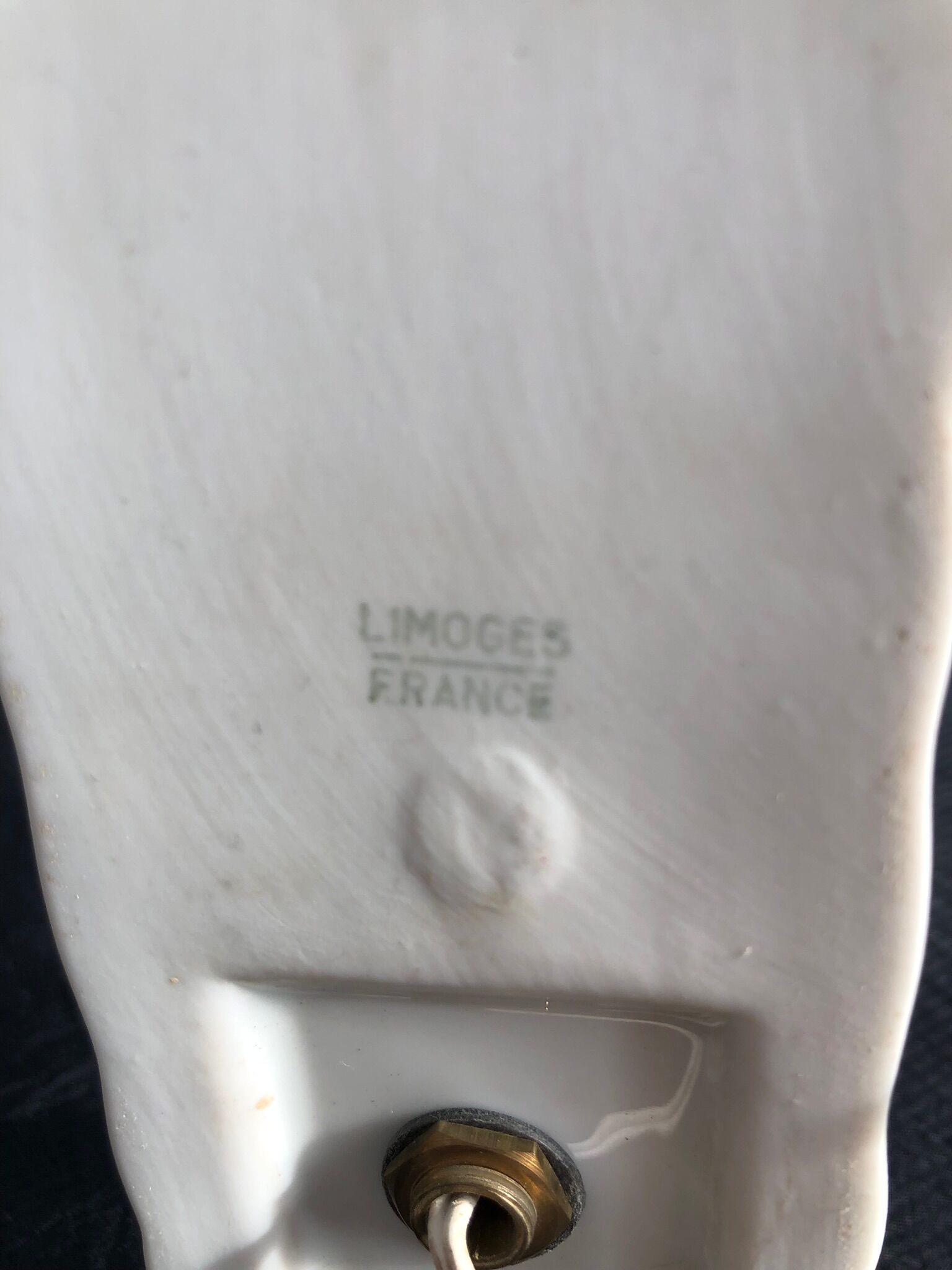 Porcelain wall light