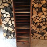 Light oak curtain binder