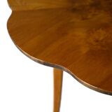 Vintage Swedish Déco birch side table, 1940s