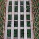 Vintage rattan baby cot