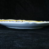 Assiette en faience de Malicorne signé émile Tessier