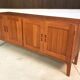 Buffet scandinave en teck massif, Danemark années 1960