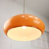 Large Space Age Brown Pendant Lamp from Guzzini, 1960s