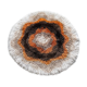 Round carpet wool flower 70 200cm