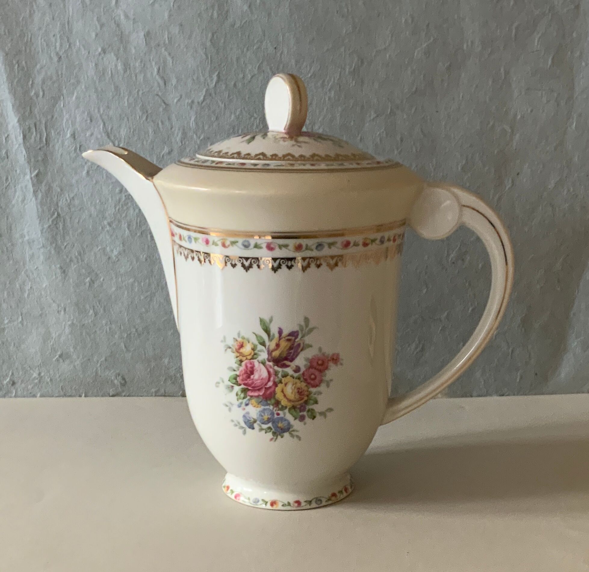 Tea or coffee service Raynaud, Limoges art nouveau