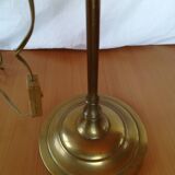 Art deco brass swan neck lamp