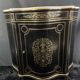 Boulle Napoleon III violin-shaped sideboard at waist height