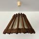 Scandinavian wood chandelier from the 60s