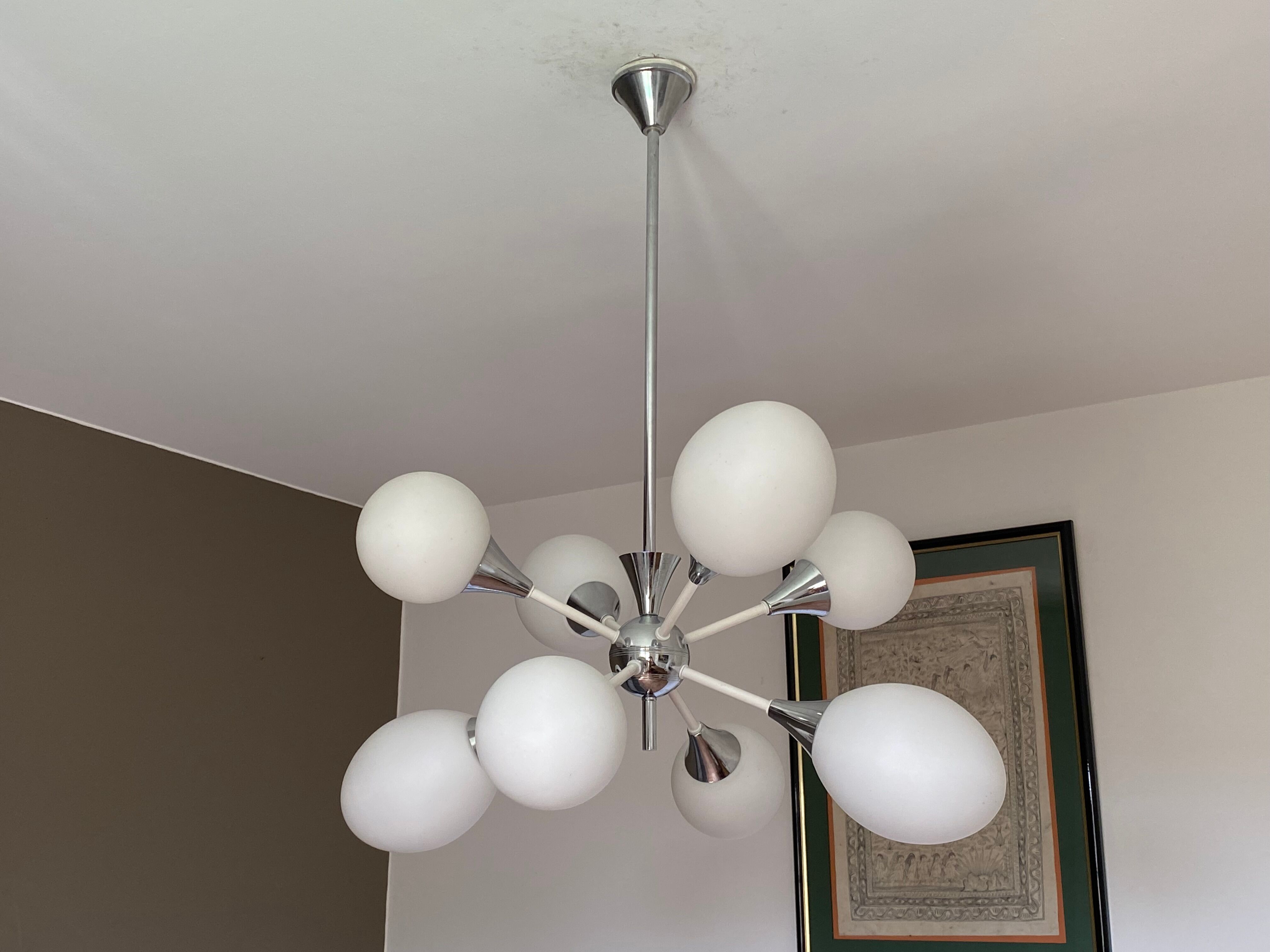 Chandelier "sputnik". 1970