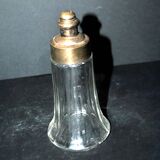 La Parfaite SGDG sugar shaker in glass and silver-plated Art Deco metal