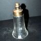 La Parfaite SGDG sugar shaker in glass and silver-plated Art Deco metal
