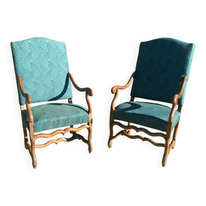 Paire fauteuils - style louis