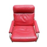 Leather Jan Des Bouvrie armchair, Holland