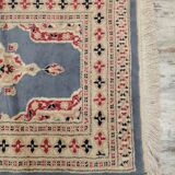 Handmade wool and silk Persian rug