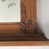 Large art deco mirror 90x92cm