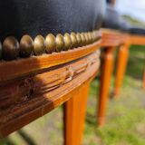 4 Louis XVI medallion chairs