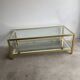 Golden coffee table style de Pierre Vandel, années 1970