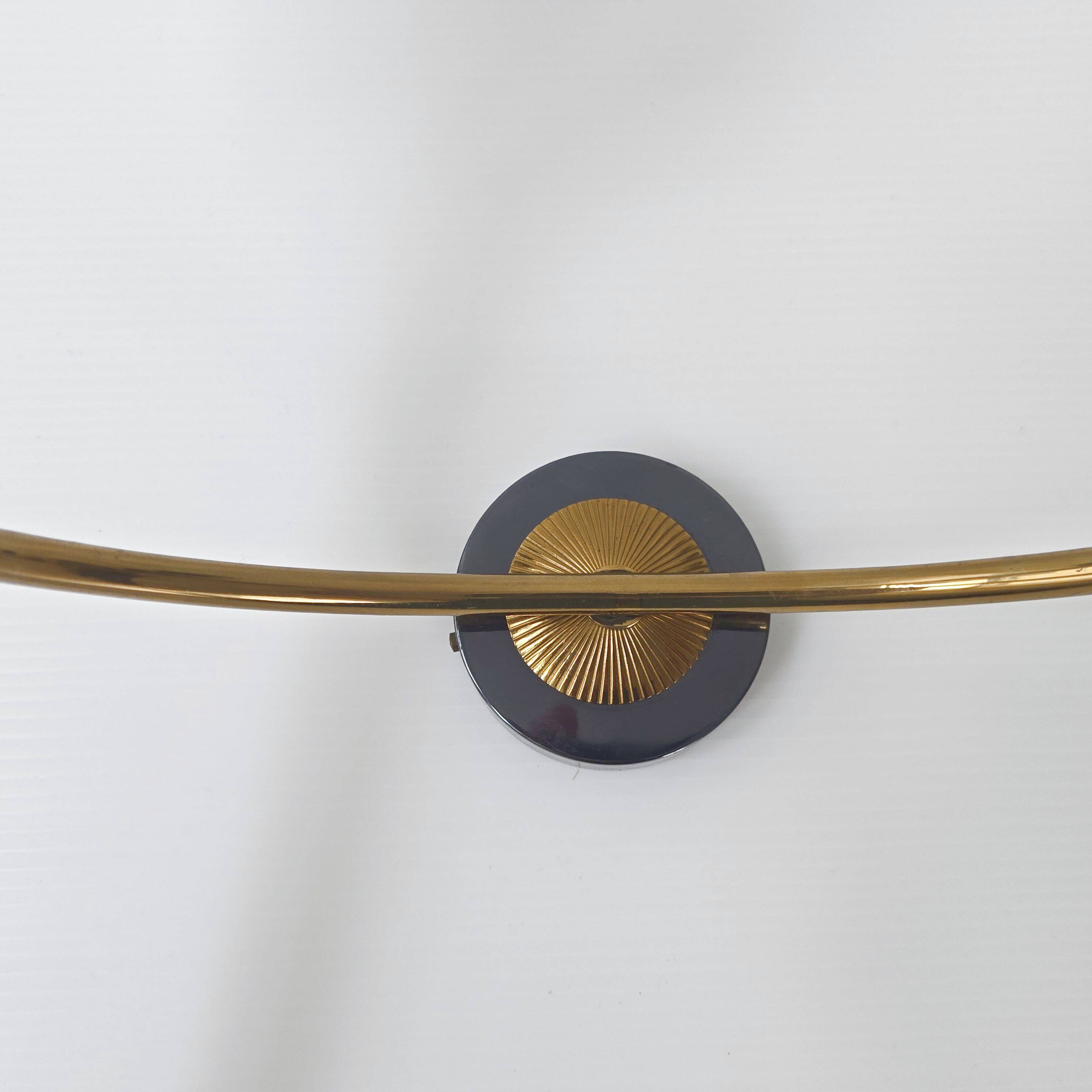 Pair of vintage 1950s torch wall lights