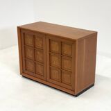 Buffet vintage brutaliste de Caccia alla Volpe pour Linea Arredo