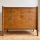 Vintage wooden chest of drawers – 3 large drawers