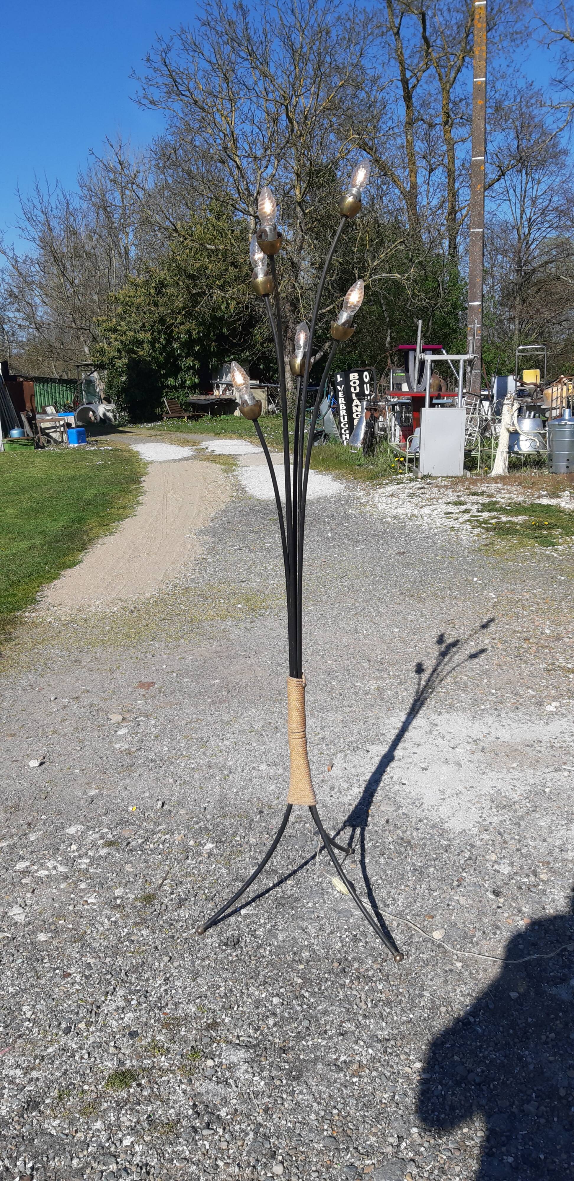Vintage Lamp 6 Branches