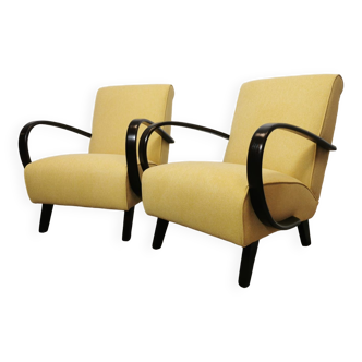 Armchairs by Jindrich Halabala, 1940s, Set of 2