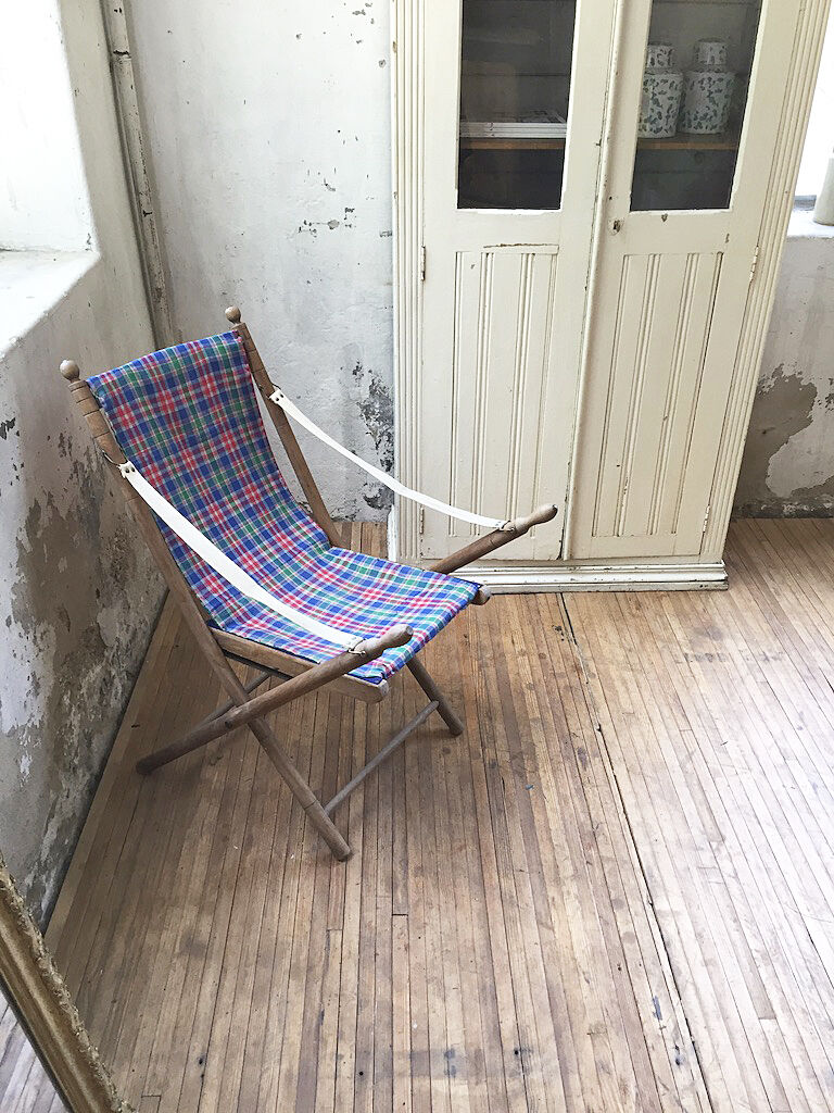 Colonial garden folding chair