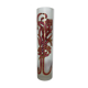 Vase glass scroll painted and gilded floral decoration art nouveau inspiration