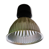 Black and metal industrial hanging lamp