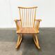 Mid-Century rocking chair model WK-S 7 in beech by Arno Lambrecht for Wk Möbel, 1950s.